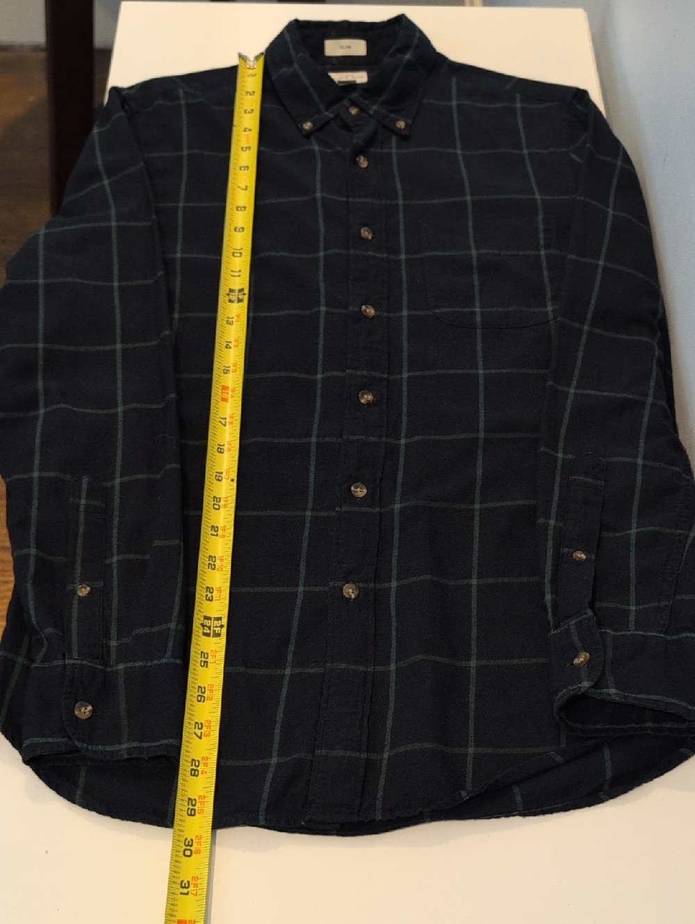J. Crew Men's Small Slim Fit Brushed Twill Button Down Shirt Style #BJ789 - Picture 12 of 14